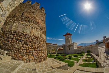 AKHALTSIKHE, GEORGIA - 08 AUGUST 2017: Famous Rabati Castle Complex