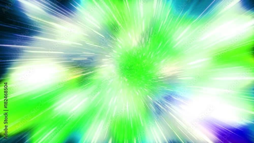 Canvas Prints travel through a colorful vortex
