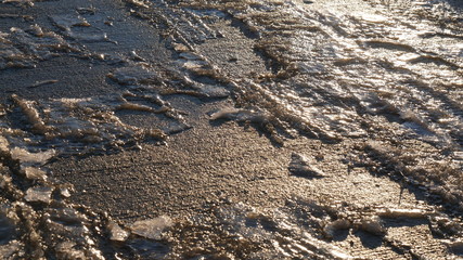 Strada ghiacciata