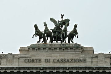 Obraz premium Rzym, Sąd Kasacyjny, Pałac Sprawiedliwości