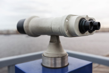 tourist binoculars at Peter-Pavel Fortres