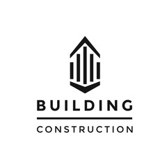 Building construction logo vector