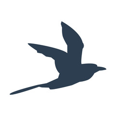 Flying bird icon