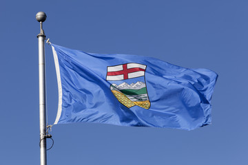 Alberta Province Flag, Canada - 182477978
