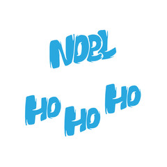 Vintage Merry Christmas And Happy New Year Calligraphic And Typographic Phrase. Hand drawn lettering quote