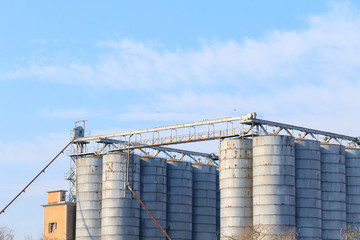 Old abandoned factory,industrial archeology.Italy