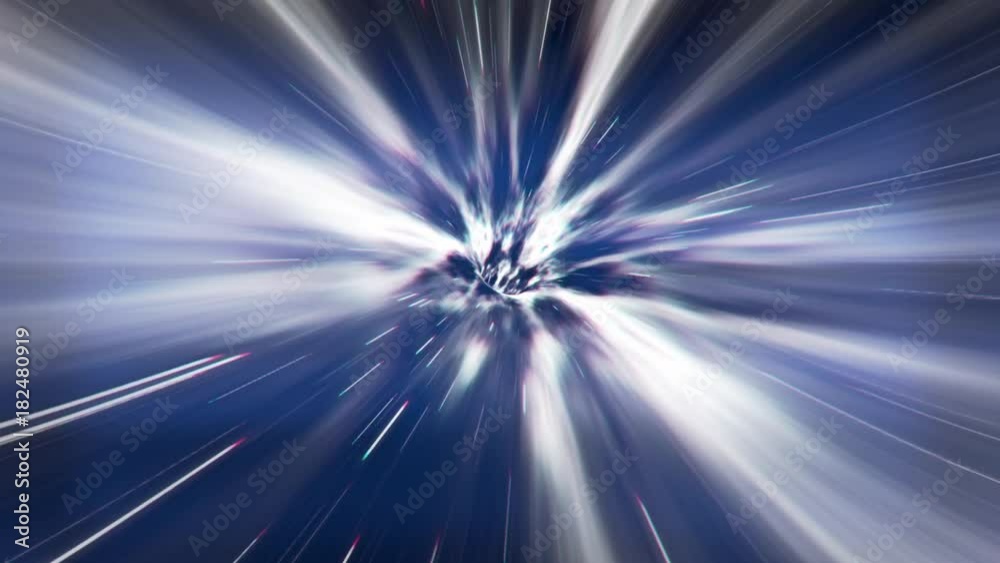 Canvas Prints journey inside a gassy vortex wormhole