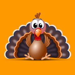 Thanksgiving turkey illustration
