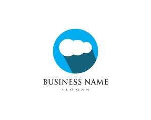 cloud vector logo template