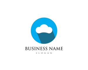 cloud vector logo template