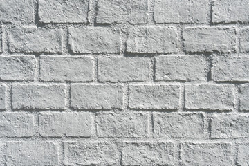White brick wall background.