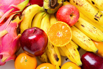 Assortment of exotic fruits