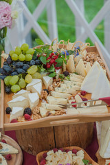 wedding buffet table
