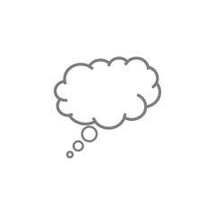 think bubble Icon. Web element. Premium quality graphic design. Signs symbols collection, simple icon for websites, web design, mobile app, info graphics
