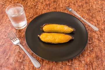 Grilled banana