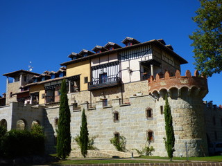 Obraz premium Abadia de los templarios en La Alberca, Salamanca ( Castilla y Leon, España)