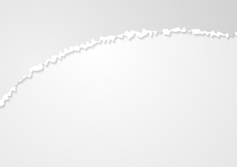 Fototapeta premium Abstract grey torn paper edge background