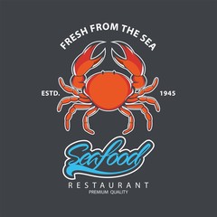 Seafood design template