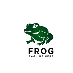 Stand frog logo