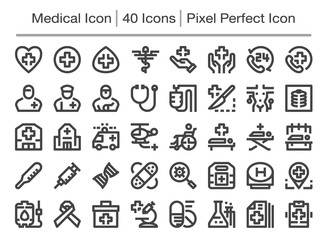medical line icon,editable stroke,pixel perfect icon