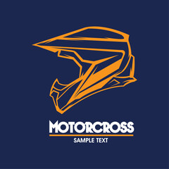 Motocross helmet design template