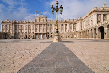 Fototapeta premium Royal Palace of Madrid, Spain