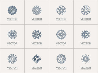 Vector geometric symbols