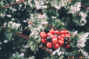 Snowy Christmas background