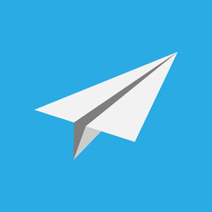 Simple Paper Plane Symbol