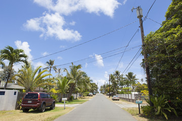 Fototapeta na wymiar ハワイ　ワイマナロの風景