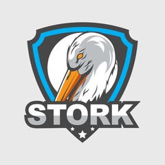 Stork design template