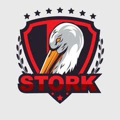 Stork design template