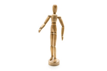 Wooden Artist Model, in high resolution, studio shot