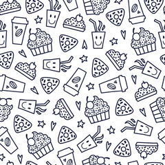 vector doodles pattern