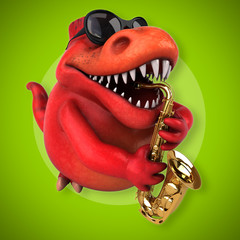 Fun Trex - 3D Illustration