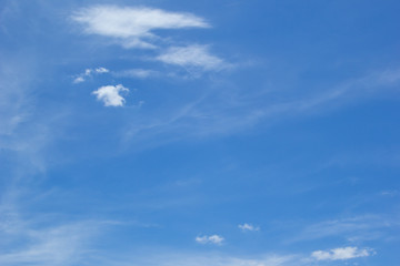 clear blue sky background on summer