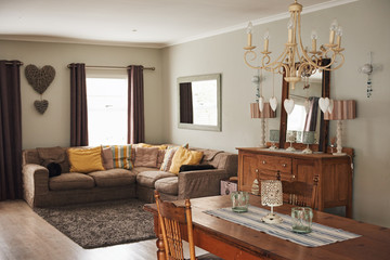 Interior of the lounge of a comfortable family home