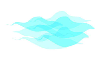 Blue Waves. Vector