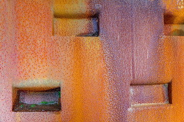 colorful rusty metallic background