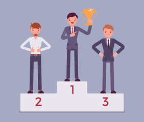 Men put on pedestal of honor