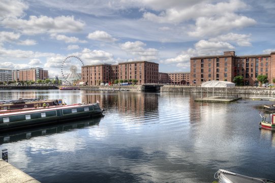 Albert Dock in Liverpool, UK