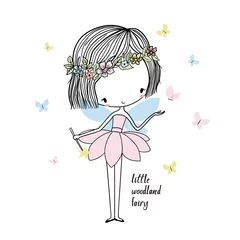 Fotobehang Little forest fairy © Maryco