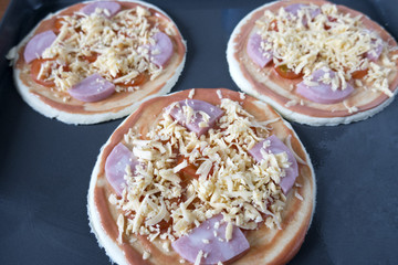 pizza cooking process