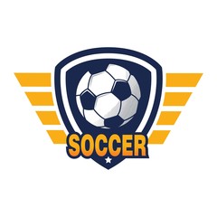 Obraz premium Soccer design template