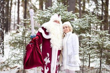 Дед Мороз и Снегурочка