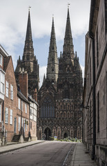 Lichfield Cathedral, England, UK