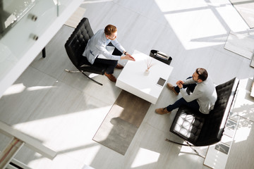 Business people discussing ideas