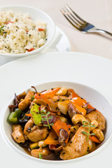 chicken salad with rice