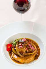 foie gras with fig sauce