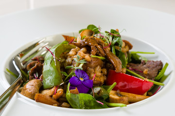 gourmet beef salad